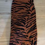 The Drop Iris 100% Cotton Knitted Midi Pencil Skirt Pull Photo 5