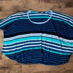 Velvet By Graham And Spencer Cute Velvet slouchy striped shirt Photo 2