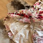 Abercrombie & Fitch ABERCROMBIE‎ & FITCH NWT Floral Smocked Waist Tiered Mini Dress Linen Blend Sz L Photo 10