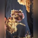 Gibson Latimer  Black and Brown Floral Bodysuit Photo 1