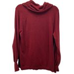 Chico's  Cashmere Sweater Large Or 2 Burgundy‎ Cowl Neck Photo 1