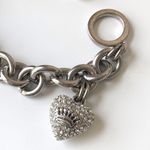 Juicy Couture Crystal Heart Charm Toggle Bracelet Photo 5
