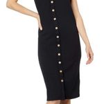 We The Free FP Black Gia Ribbed Midi-Dress Photo 0
