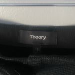 Theory NWT Wide Pant Black Multi Hounds Knit Trouser Size 10 Photo 5