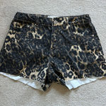YoungLA Cheetah denim shorts Multiple Photo 0