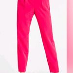 EXPRESS Pink Flamingo Pleated Dress Pants Size 4R Photo 1
