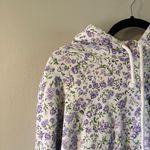 Teddy Fresh Purple Floral Print Hoodie August 2021 Collection Photo 3