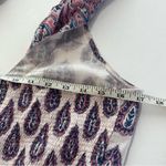 Alicia Bell Sz L Allie Ruffled Paisley Printed Maxi Halter Dress Pink Size L Photo 7