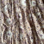 Natalie Martin Floral Tiered Mini Dress Square Neck Small Cottagecore Babydoll Photo 9