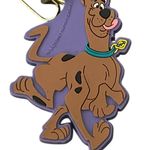 Vintage Scooby Doo Rubber Keychain 1999 Hanna Barbera TV Cartoon 2 Key Rings Purple Photo 3