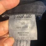 Brandy Melville  Black Front Snap A-Line Denim Jean Skirt Women Sz 26 Photo 6