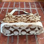 Coach Tan and Cream Shoulder Bag Photo 2