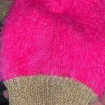Juicy Couture Pink & Gold Fuzzy Sweater Photo 3