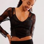 Free People  Picture Perfect Corset Long Sleeve Top Photo 0