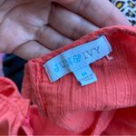 Jun & Ivy  Francesca's Sheer Embroidered Cut Out Blouse Photo 7