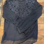 Red Haute Sheer lace blouse Photo 1