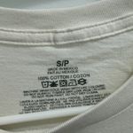 ASOS  Topshop Graphic Majorca Art Oversized Tee in Stone Size S Photo 5