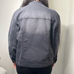 DG2 by Diane Gilman Charcoal Jean Jacket Gray Size L Photo 1