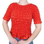 Vintage 90s Red Bubble Popcorn Shirt Size M Photo 0