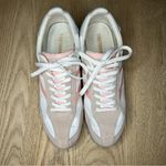 Tretorn  Women's Retro Rawlins Casual Lace-Up Sneakers Pink White Size 10 Photo 5