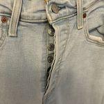 Levi's Levi’s Ribcage Straight Ankle In Bleach Shredded Knee Photo 6