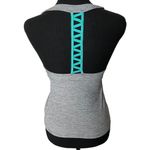 Athleta Grey Zahara V-Neck Padded Racerback Tankini Tank Top Size Small 984294 Photo 2