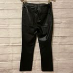 ZARA  Faux Leather Black Ankle Pants Photo 7