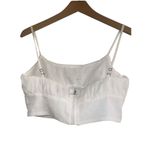 Tiger Mist ✨ White Tank Cropped Sz XS Top✨ Photo 3