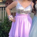Lavender Prom Dress Size M Photo 0
