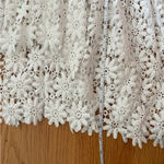 Just Me  White High Low Lace Dress L Photo 6