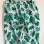 J.Crew Tropical Palm Print Linen Blend Surplus Pants Size 12 Cropped Photo 8