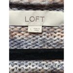 Loft  Space Dye Slouchy Vneck Cardigan Sweater Large Womens Cropped Photo 3
