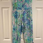 Lilly Pulitzer Strapless Keely Jumpsuit Multi Shell Of A Party Size Small Photo 2