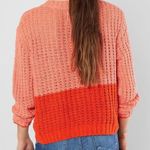 Billabong Block Party Orange Knit Sweater Photo 1