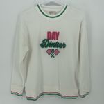 Shiraleah  Pickleball Day Dinker Sweatshirt size S Preppy Athleisure Retro Photo 1