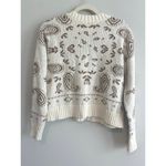 American Eagle NWT Cropped Bandana Paisley Print Cardigan Size XS Photo 5