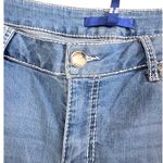 Apt. 9 Womens Blue Denim Mid Rise Cropped Capris Rhinestone Glam Size 14 Photo 5