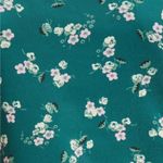 BP NWOT Green Floral Ruched Bodycon Mesh Tank Dress Sleeveless New Plus Size 1X Photo 4