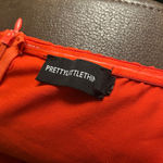Pretty Little Thing  Orange Top - Women's US 6 - Detached Sleeves Photo 2