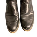 Justin  Cora Leather Roper Boots 6A Black Round Toe J Flex Comfort Insoles Photo 3