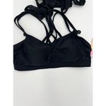 Gossip 2 in 1 Strappy Bikini Top and Cover Shirt Black Size S NWT Photo 1