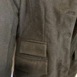 Tuscano Urbano women's size 40 IT thermal wool blend windproof long moto jacket Black Photo 3