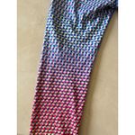 Athleta  medium purple pink blue legging‎ geometric athletic pants cape Photo 4