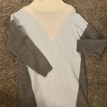 EXPRESS Casual Color Block Turtleneck Mini Sweater Dress Size Medium Photo 0