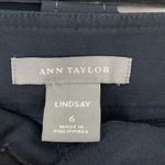 Ann Taylor  Lindsay Black Trouser Pants Size 6 EUC #DS-1716 Photo 5