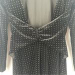 EXPRESS Dress Mini Velour Velvet Glitter Swiss Dot New Years Eve Holiday Small Photo 11