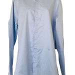 The Kooples  fitted women’s blue button down shirts size L‎ minimalist capsule Photo 0