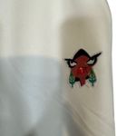 Badgley Mischka White Original Artwork Logo French Terry Joggers Women Sz XS Photo 4