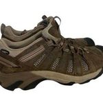 Keen  Voyageur Brown Leather Hiking Shoes Women Size 9 Outdoor Boots Vented Photo 0