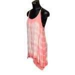 Bishop & Young Coral Pink Tie Dye Tunic Top Dress Size Small Photo 3